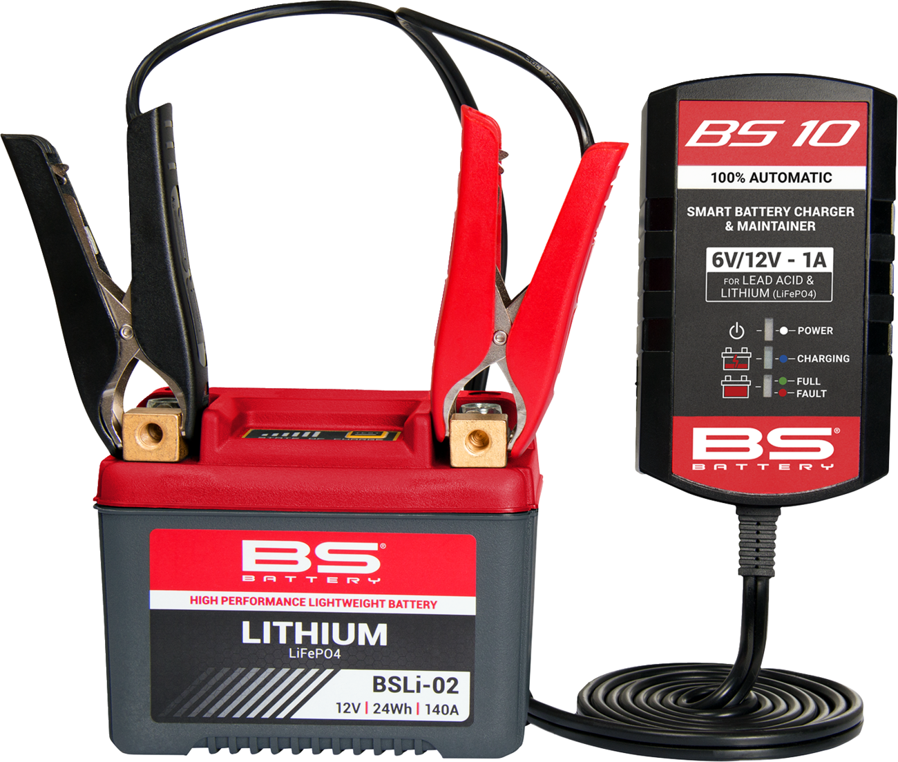 BS Battery Battery Charger/Maintainer - BS 10 - 6 V/12 V - 1 A
