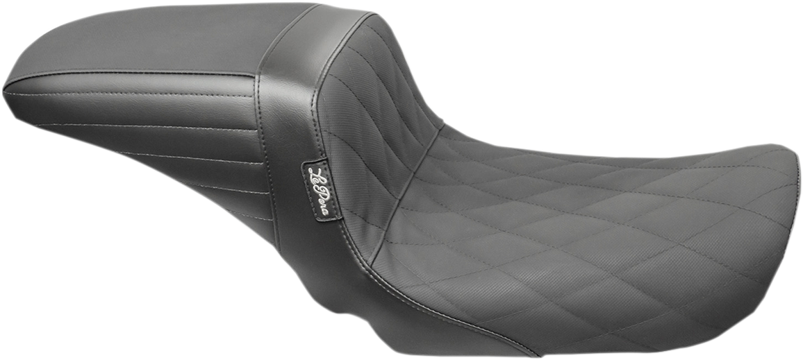 Le Pera Kickflip Seat - Diamond W/ Gripp Tape - Black - FXD '04-'05