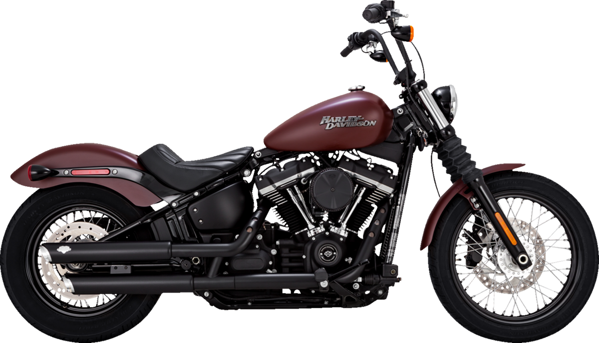 Vance &amp; Hines 3" Twin Slash Slip-On Mufflers - Black