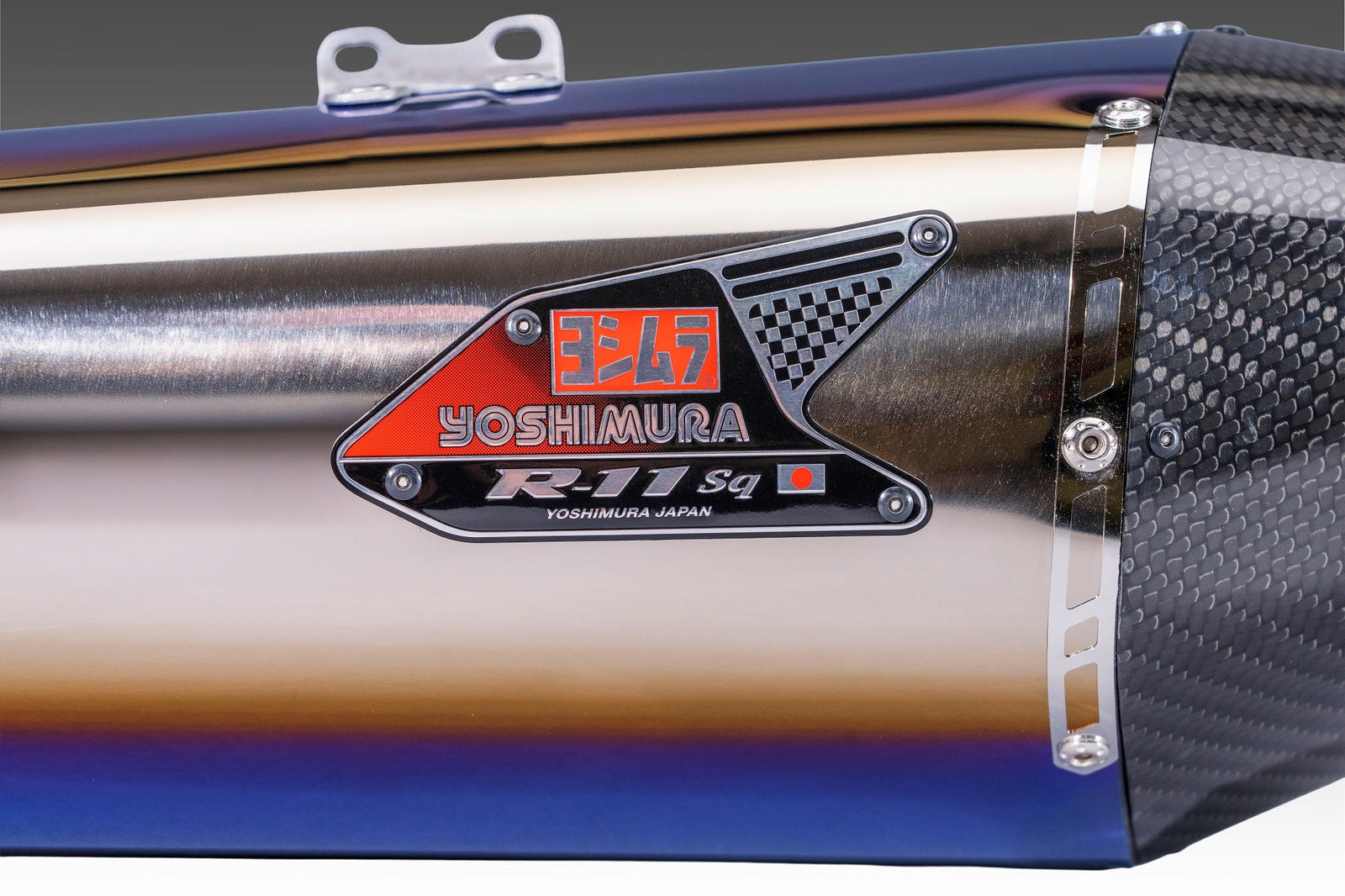 Yoshimura HAYABUSA 2021-26 Race R-11sq-R Dual Stainless Slip-On Exhaust, W/ Titanium Mufflers