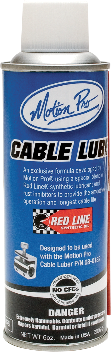 Motion Pro Cable Lube - 6 Oz. Net Wt. - Aerosol