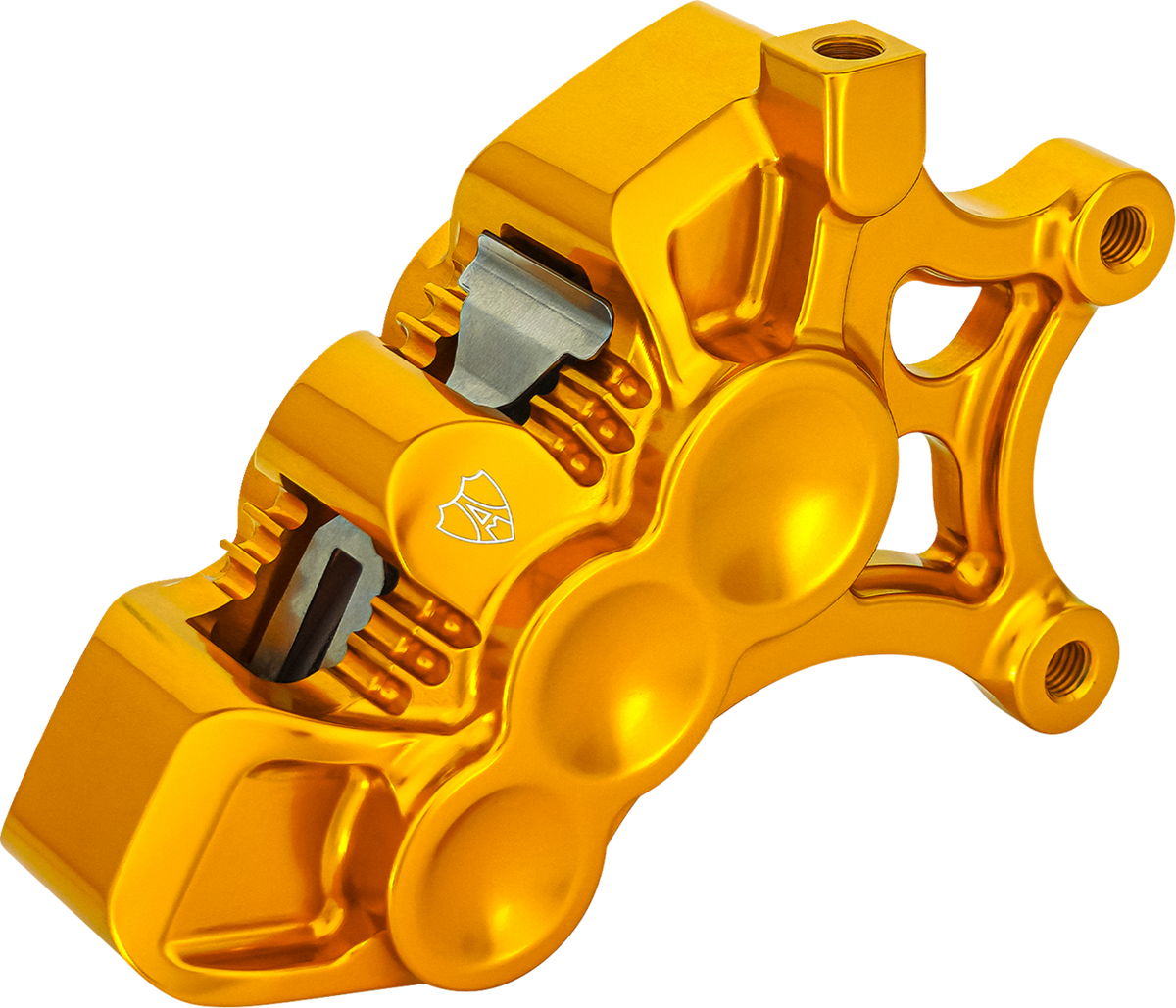 Arlen NESS Monoblock Axial Brake Caliper - 14" - Right - Gold