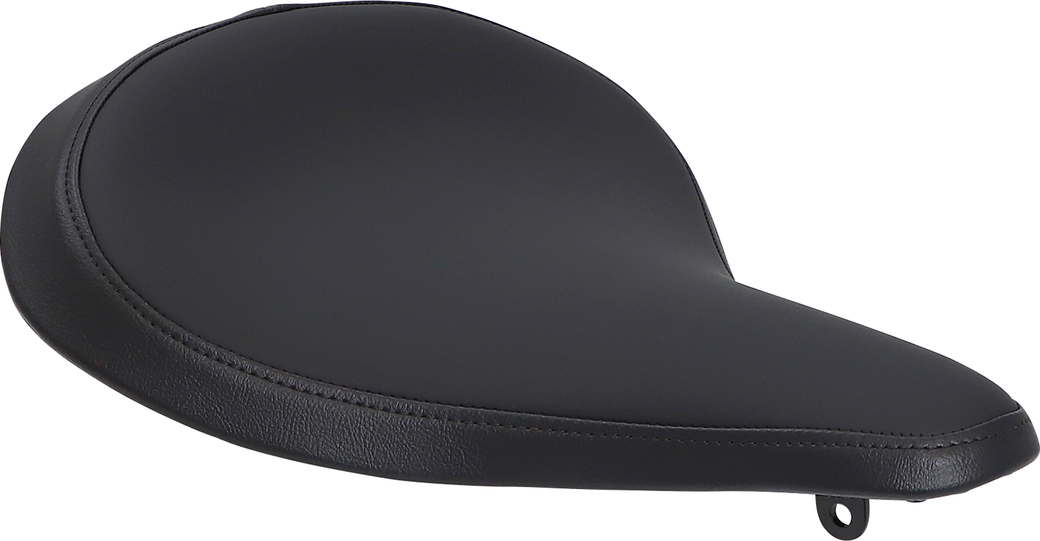 Drag Specialties Seats Seat - Spring Solo - Large - Black Solar-Reflective Leather - Smooth