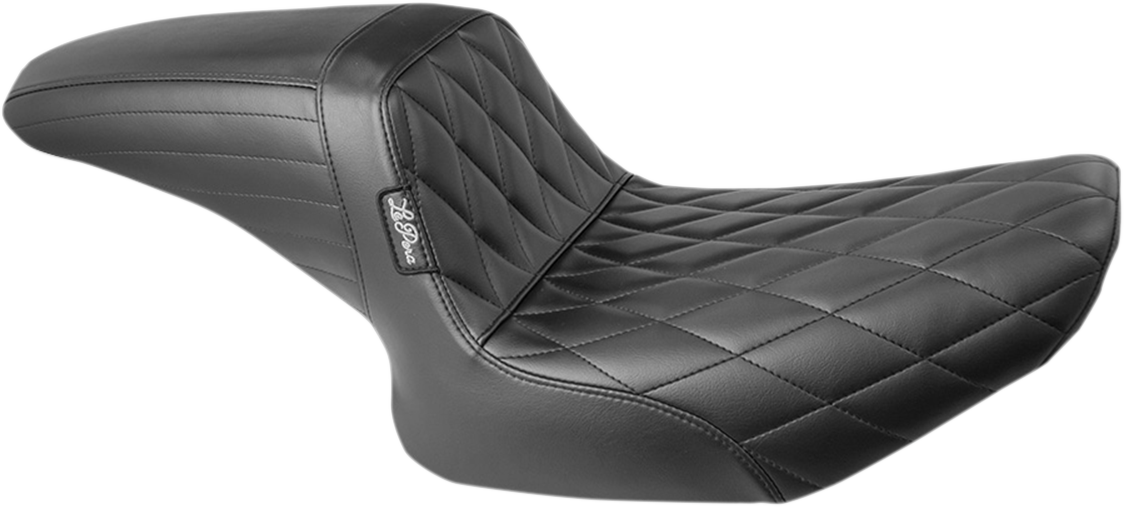 Le Pera Kickflip Seat - Diamond - Black - FXR '82-'94
