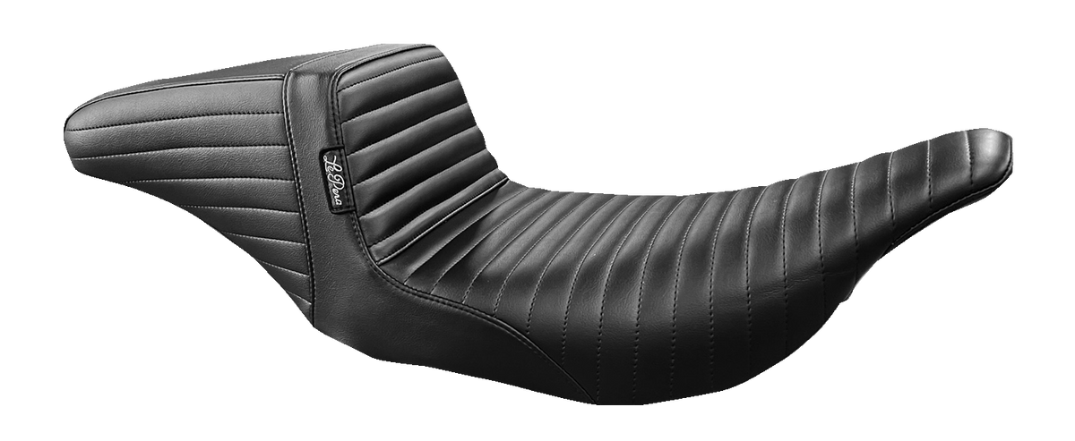 Le Pera Kickflip Seat - Pleated - Black - FL '97-'07