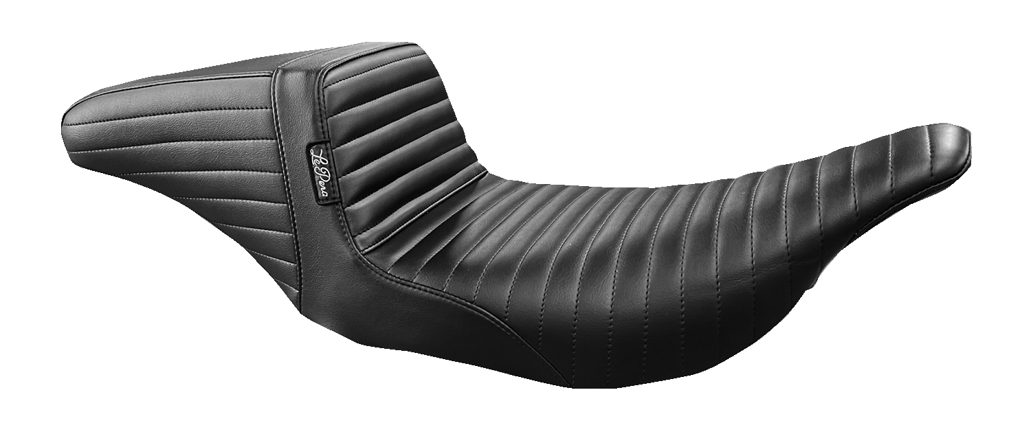 Le Pera Kickflip Seat - Pleated - Black - FL '97-'07