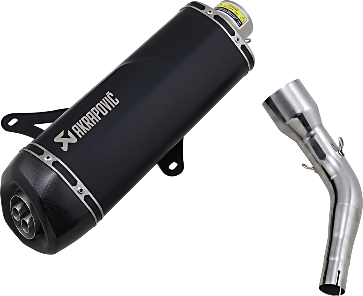 Akrapovic Muffler - Black - Stainless Steel - GTS/GTV