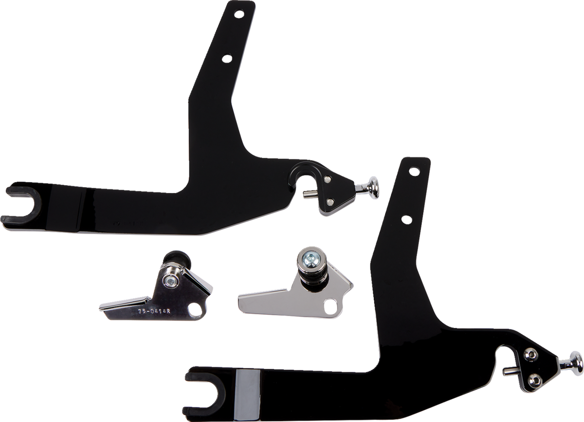 Cobra Backrest Kit - 11" - Black - Softail