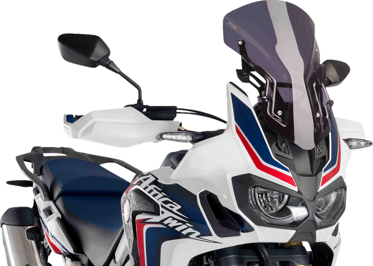 PUIG HI-Tech Parts Touring Windscreen - Dark Smoke - Africa