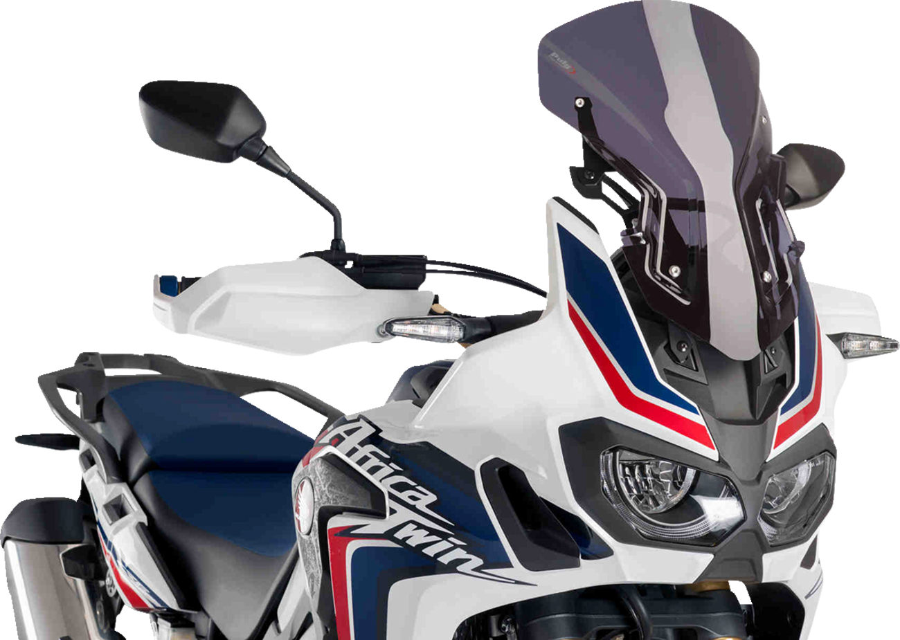 PUIG HI-Tech Parts Touring Windscreen - Dark Smoke - Africa