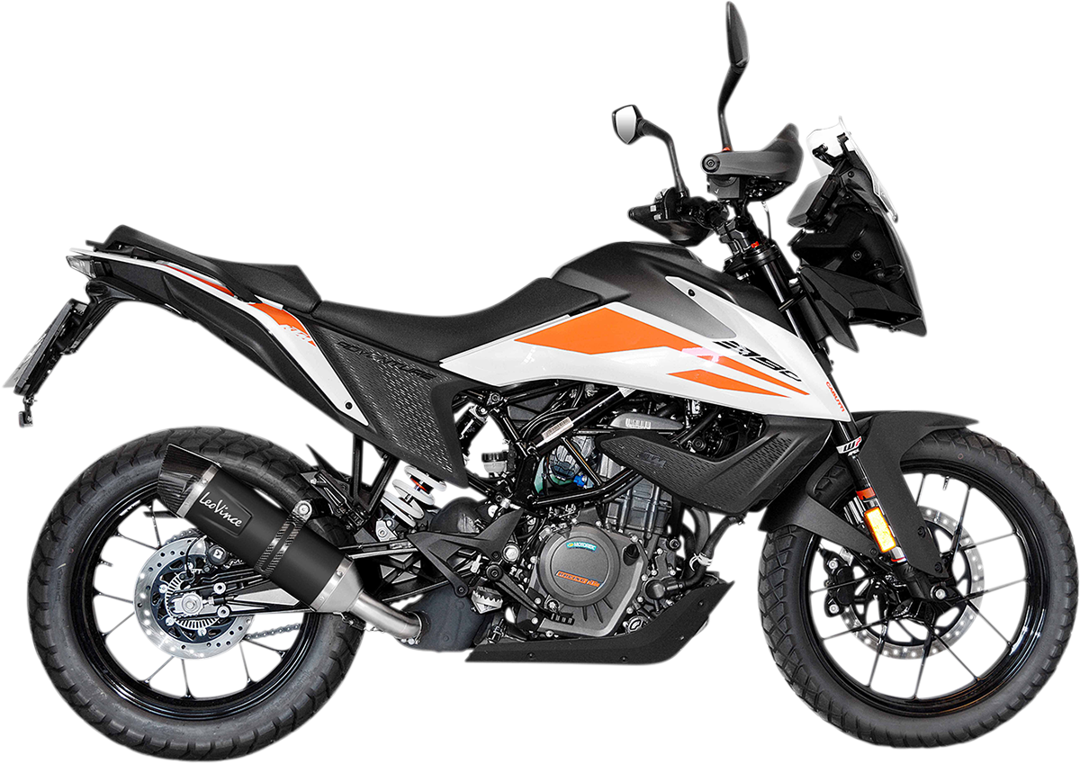 LeoVince LV One Evo Slip-On Muffler - Black - 390 Adventure