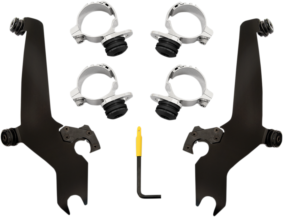 Memphis Shades Sportshield Mounting Kit - Black - Scout