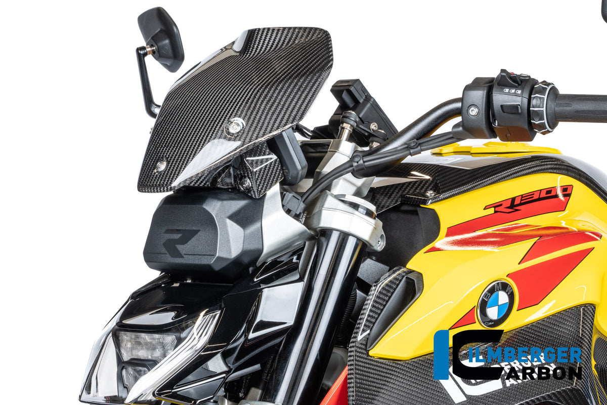 Ilmberger Carbon Windshield With Holder BMW R 1300 R - Gloss / Twill
