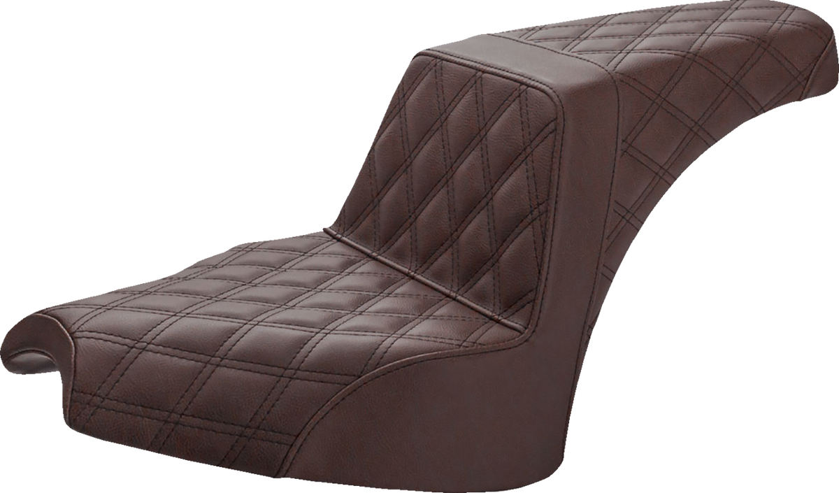 Saddlemen Step-Up Seat - Full Lattice Stitch - Brown - Chief