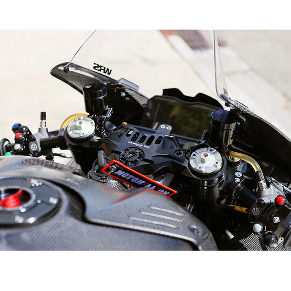 Evotech V4X Style Top Upper Triple Clamp Panigale V4 V4S V4R