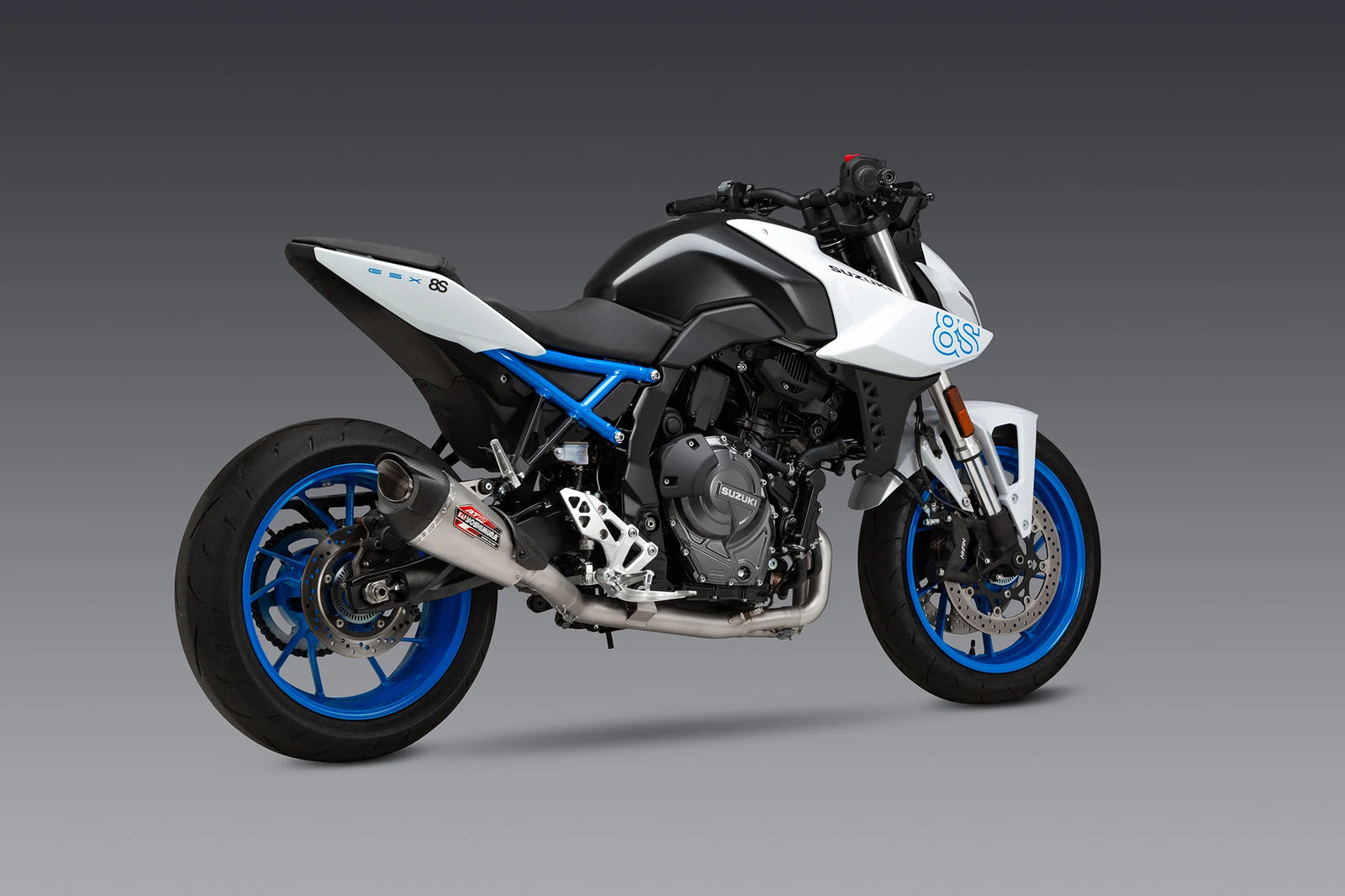 Yoshimura GSX-8S/R/T/TT 23-26 Race AT2 Stainless Full Exhaust, W/ Stainless Muffler