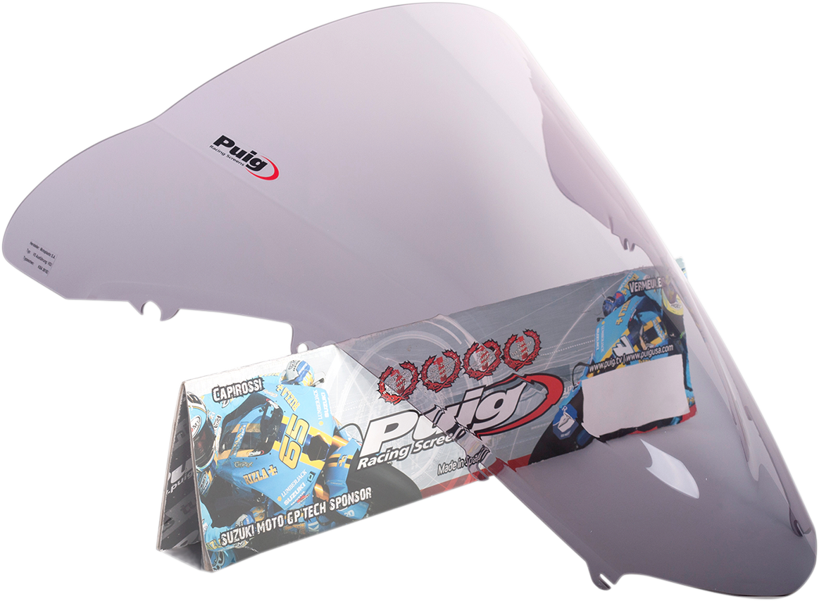PUIG HI-Tech Parts Race Windscreen - 15-3/8" - Smoke - VFR800FI