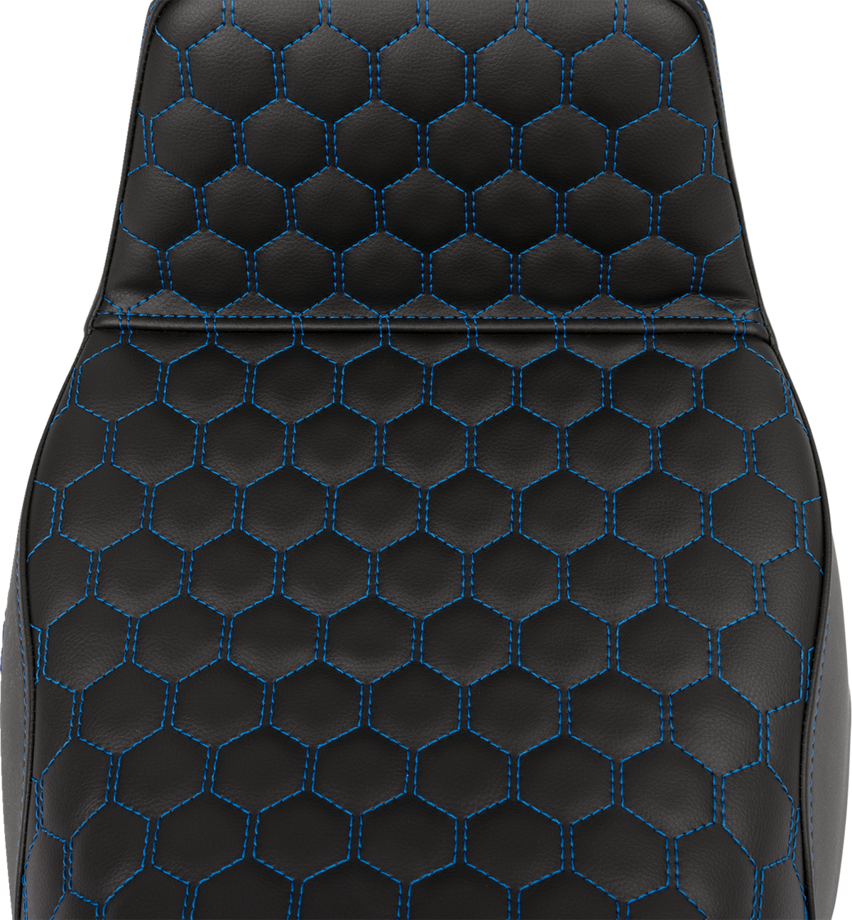 Saddlemen Step-Up Seat - Honeycomb - Extended Reach - Blue Stitching - FL '08-'23