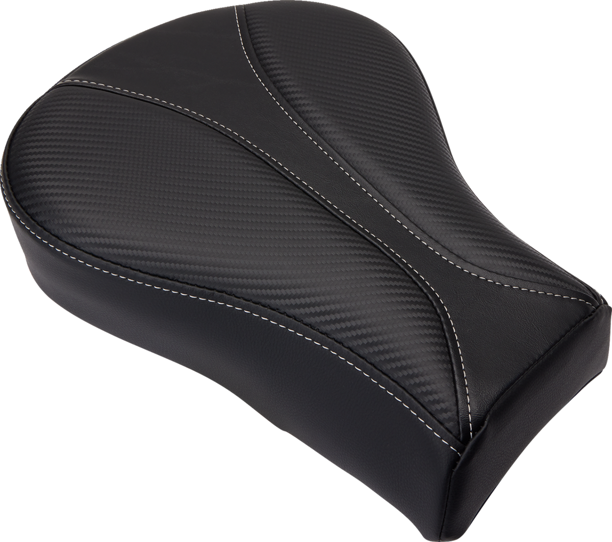 Saddlemen Dominator Pillion Pad - Standard Reach - Black W/ Gray Stitching - FL/FX '06-'17