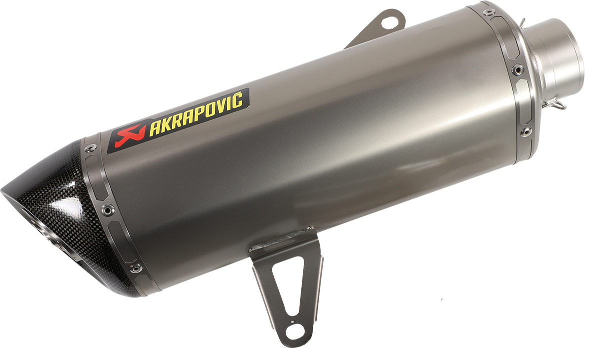 Akrapovic Slip-On Scooter Muffler - Stainless Steel/Carbon Fiber - X-Max 300