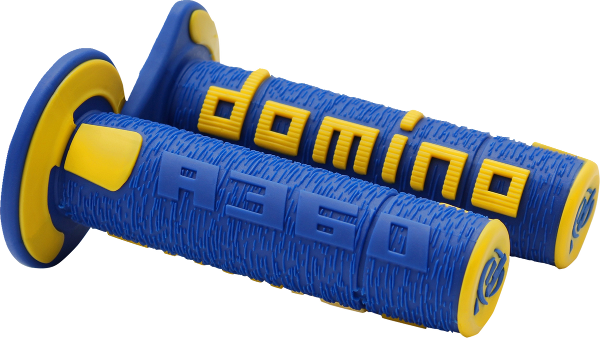 Domino A360 Off-Road Grips - Blue/Yellow