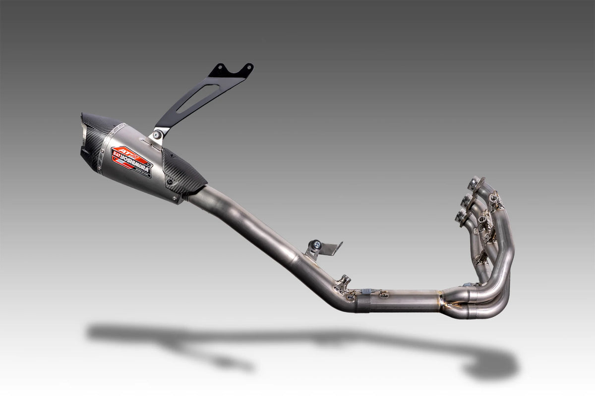 Yoshimura Street Triple 765 23-26 RACE AT2 Titanium Full Exhaust, W/ Titanium Muffler