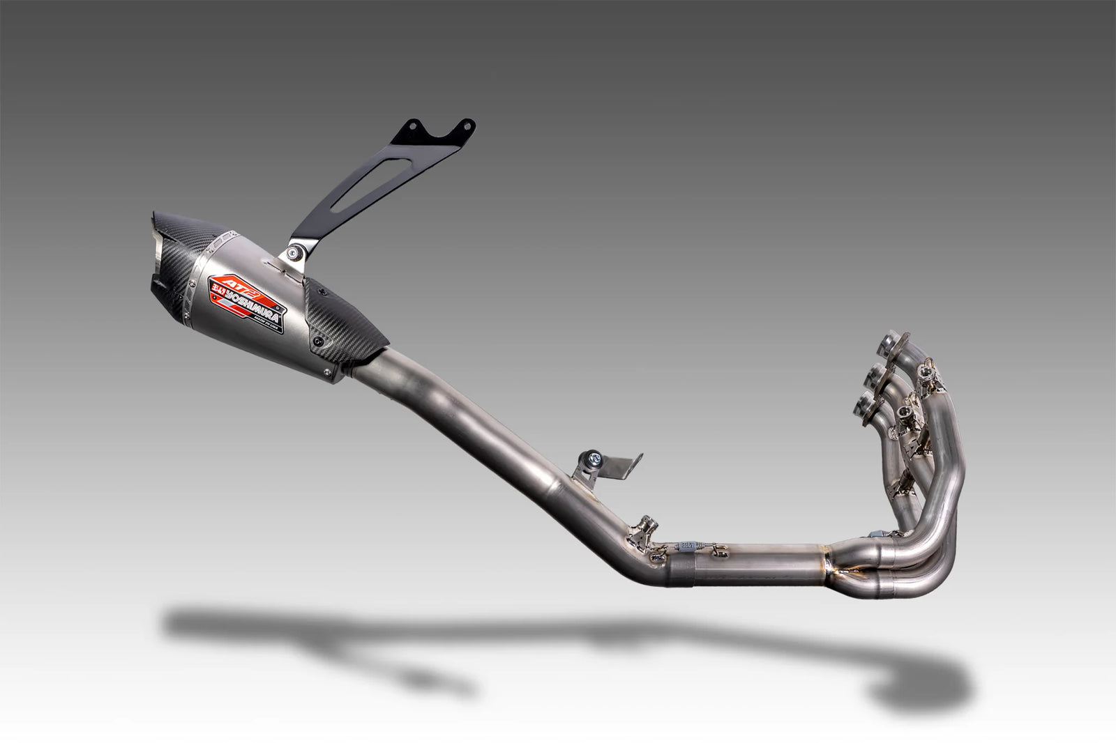 Yoshimura Street Triple 765 23-26 RACE AT2 Titanium Full Exhaust, W/ Titanium Muffler