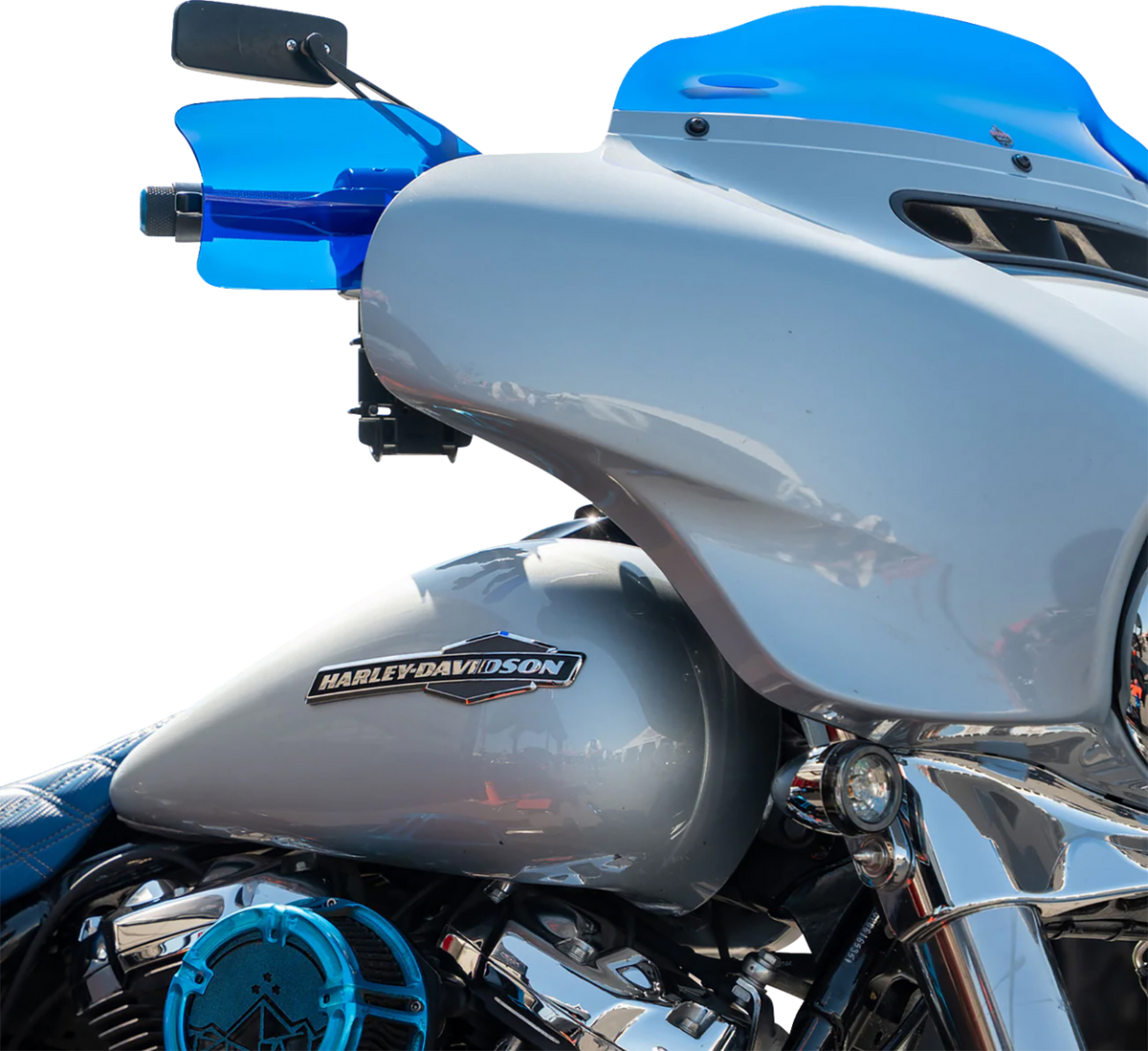 Klock Werks Flare® Handguards - '23-'25 Harley-Davidson - Blue