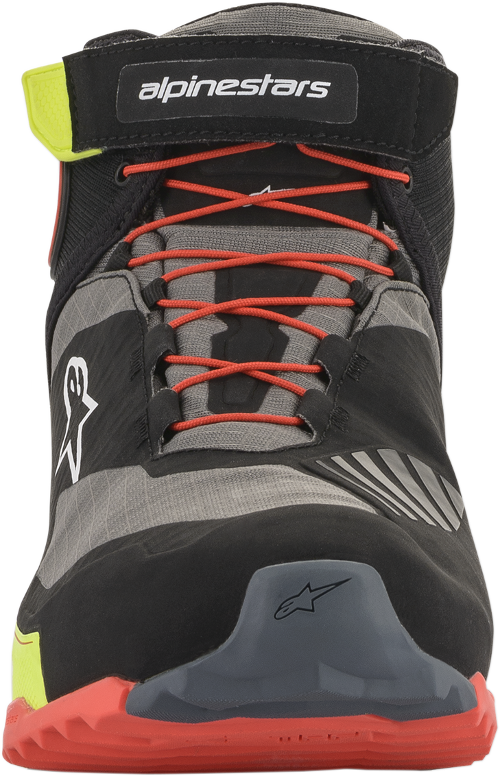 Alpinestars CR-X Drystar® Shoes - Black/Red/Yellow Fluorescent - US 14 / EU 48