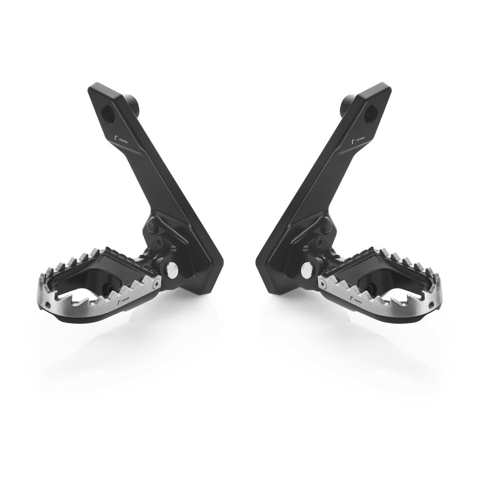 Rizoma Off-Road Additional Footpegs - Black / Rider