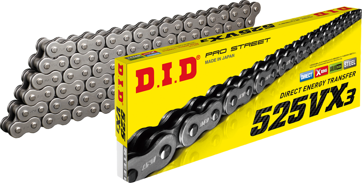 DID 525 VX3 Drive Chain