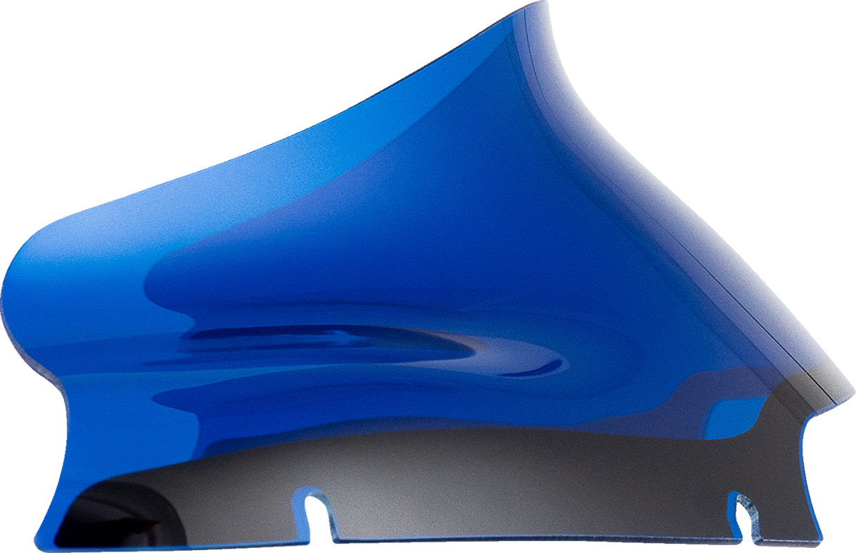 Klock Werks Kolor Flare® Windshield - 6" - Blue - '15-'25 FLTR