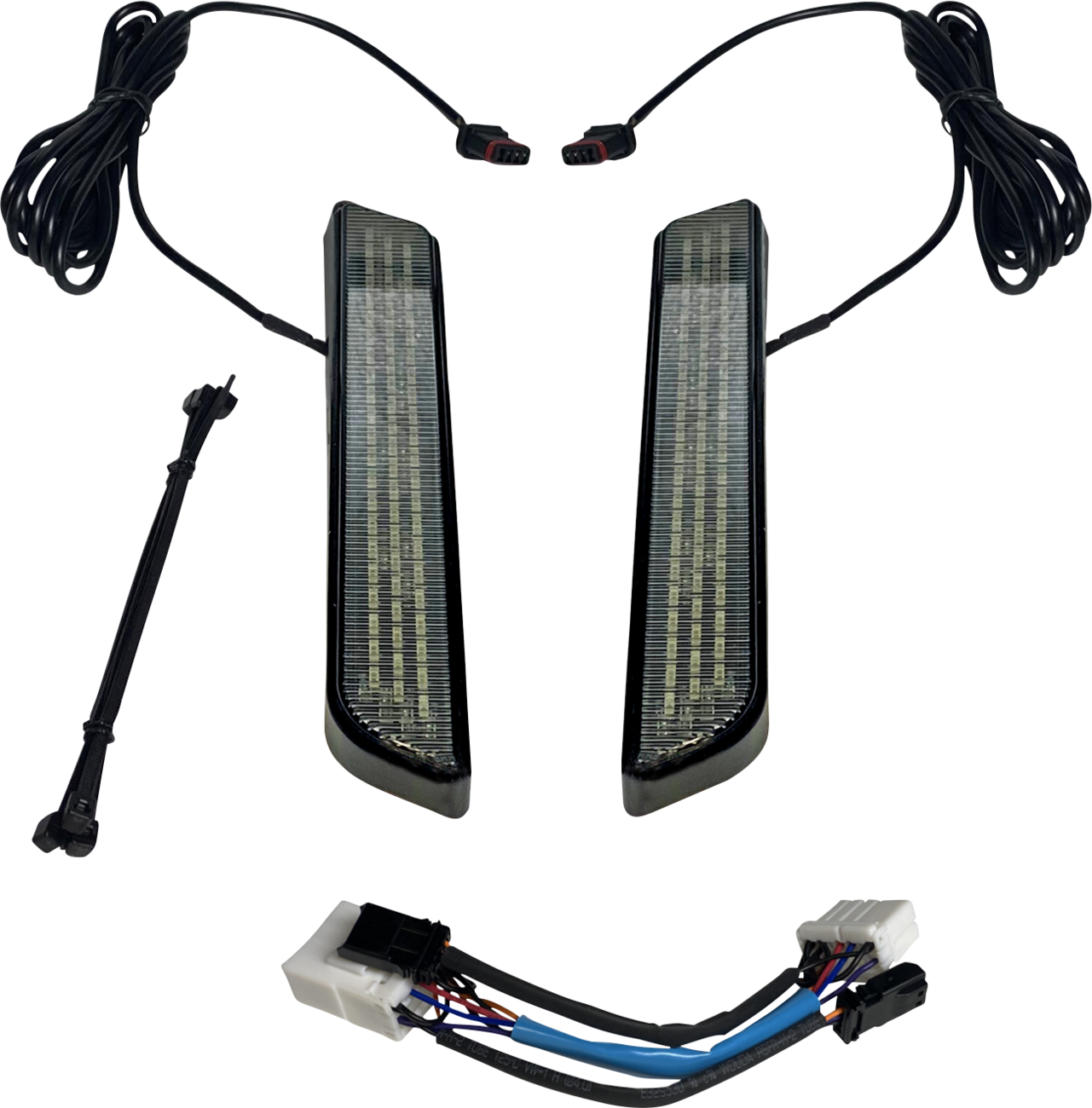 Custom Dynamics LED Fork Light - Smoke - Black