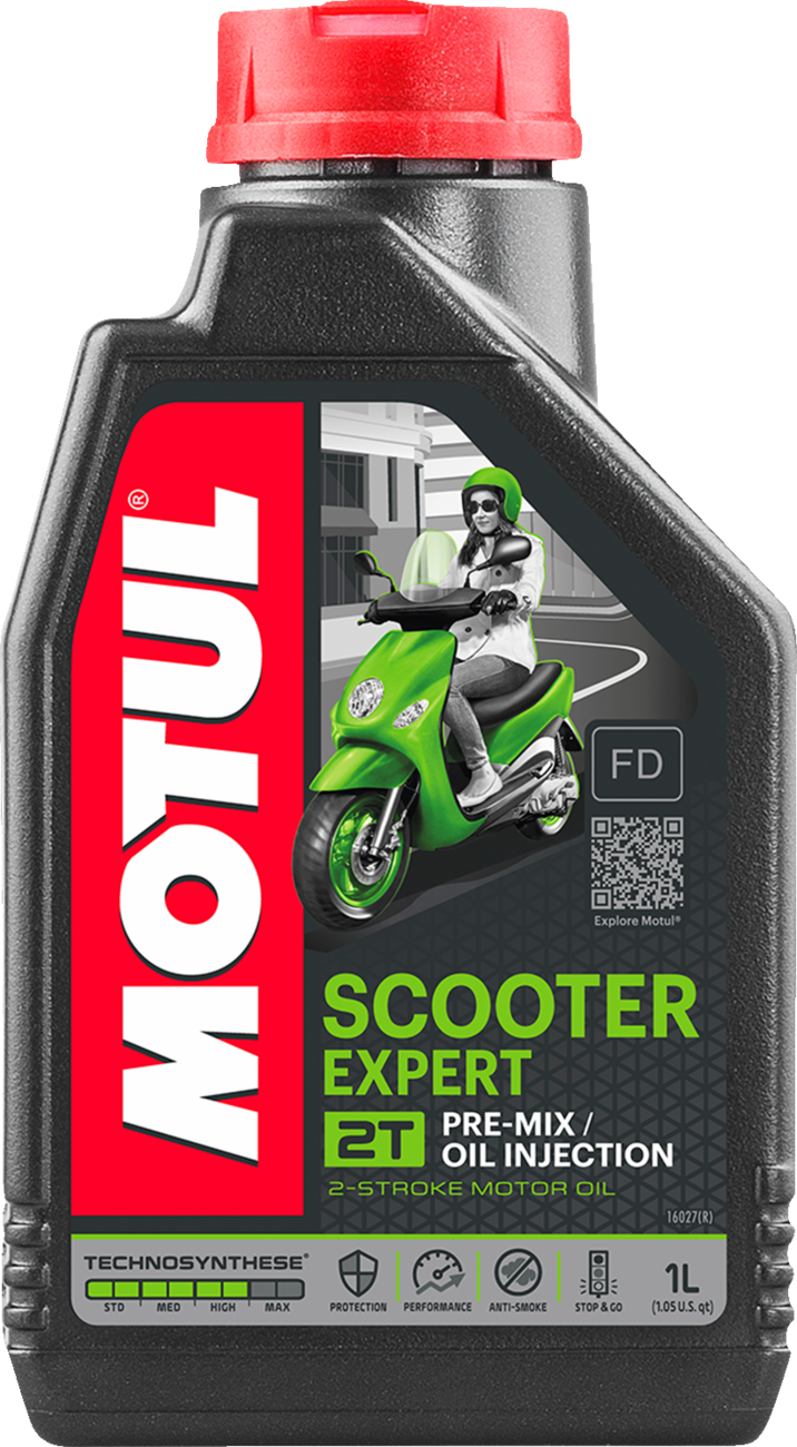 Motul Scooter Expert 2T Synthetic Blend Oil - 1L