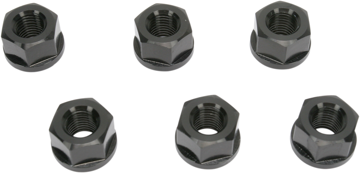 Driven Racing Sprocket Nuts - Sport Bike - Black - M10 X 1.25