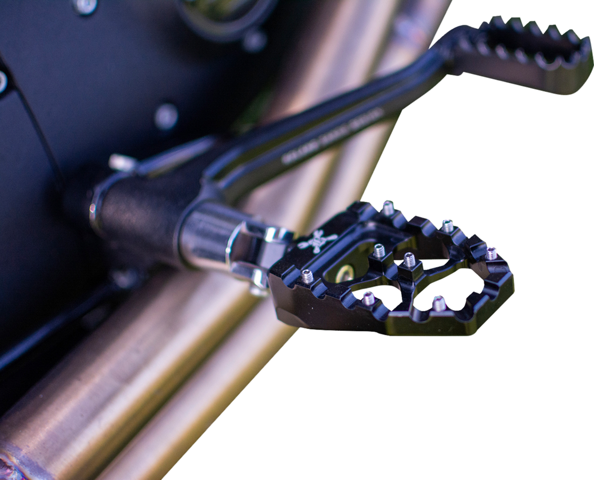 Burly Brand MX Evolution Driver Pegs - Black - Sportster/Dyna