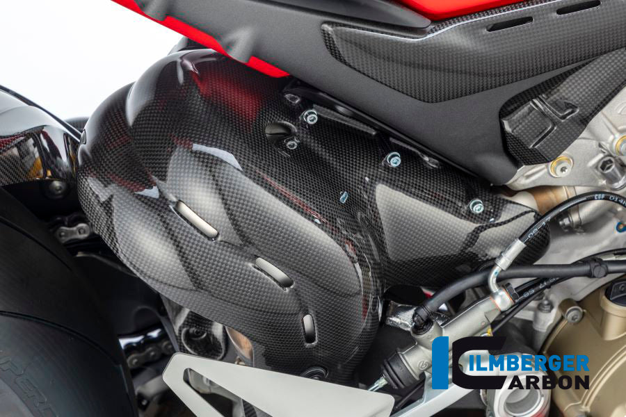 Ilmberger Carbon Exhaust Protection Set Ducati Panigale Streetfighter V4 / V4 S
