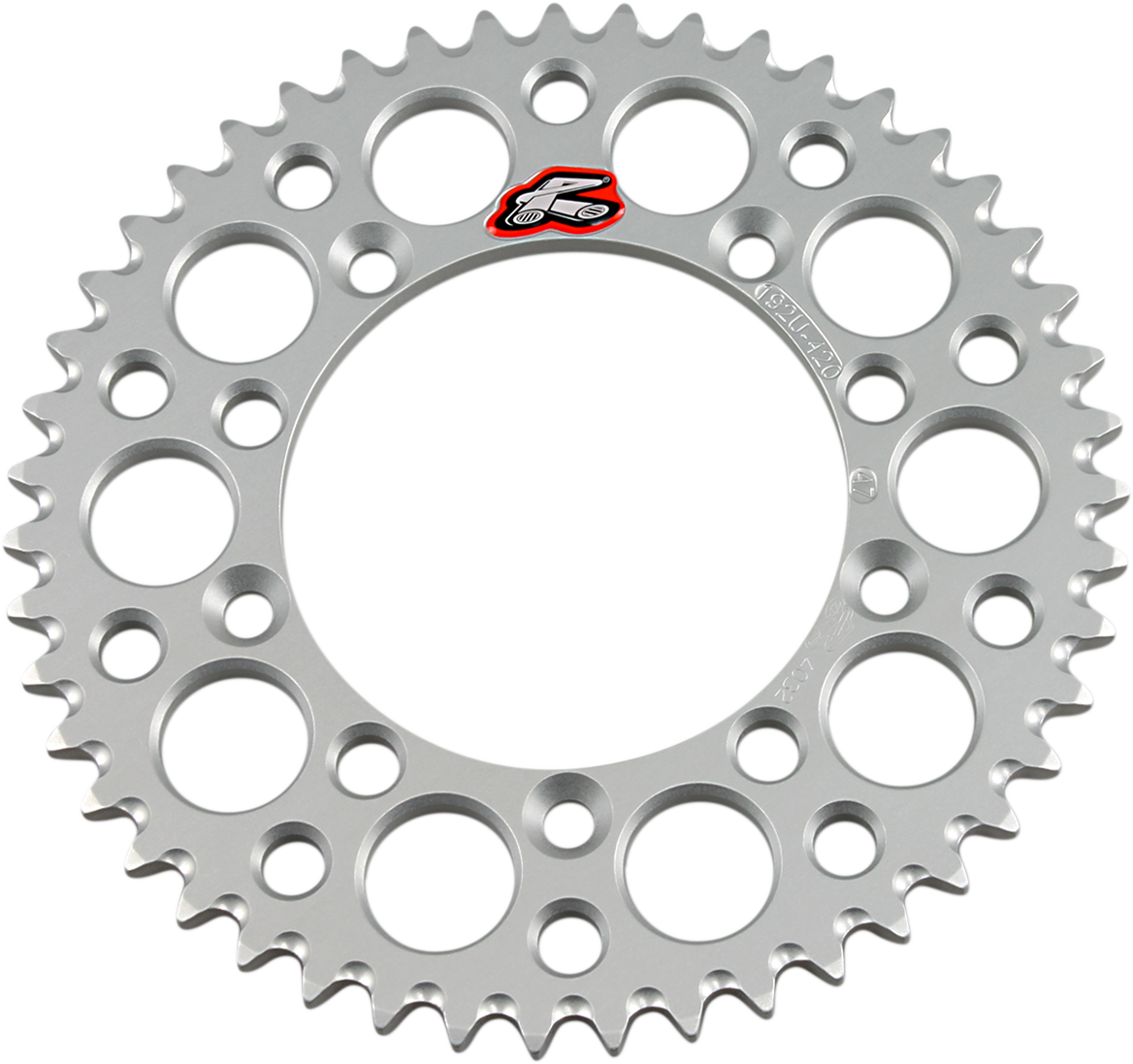 Renthal Rear Sprocket - Aluminum - 47 Tooth - Silver - Gas Gas/Husqvarna/KTM