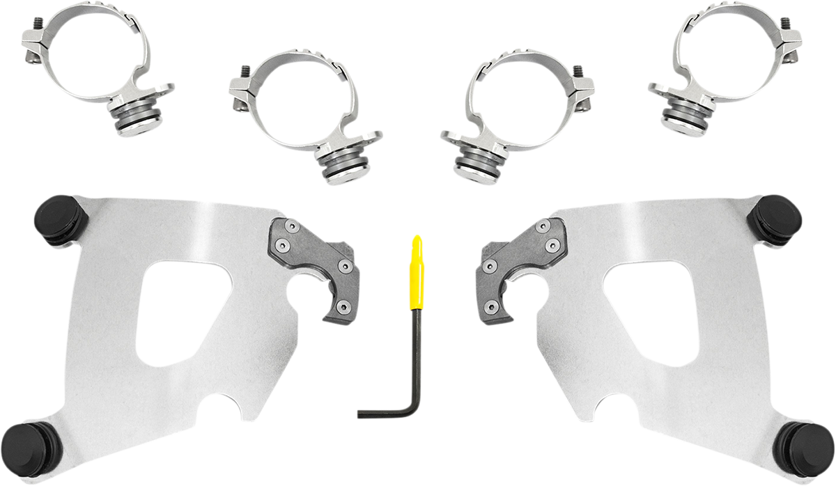 Memphis Shades Cafe Mounting Kit - Polished - XL1200X