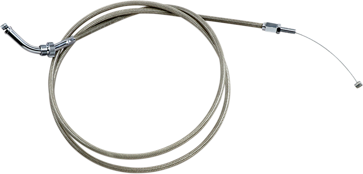 Motion Pro Armor Coat Stainless Steel Throttle/Idle Cable For Cruisers - Push - VTX1800