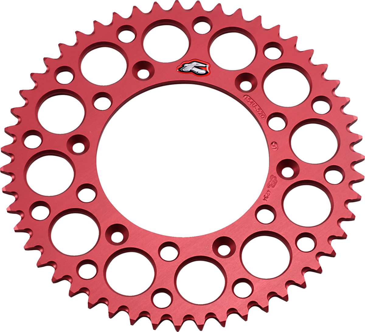 Renthal Rear Sprocket - Aluminum - 51 Tooth - Red - Honda