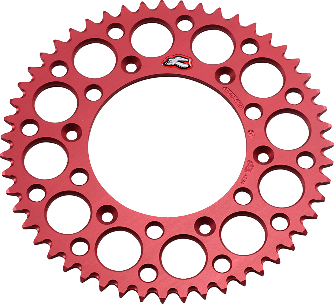 Renthal Rear Sprocket - Aluminum - 51 Tooth - Red - Honda