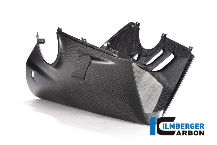 Ilmberger Carbon Belly Pan Ducati Panigale V4 22 For Low Exhaust With Sidestand - Matte
