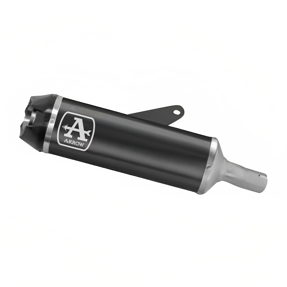 Arrow 71950AKN Indy Race Aluminium Dark Slip On With Carbon End Cap
