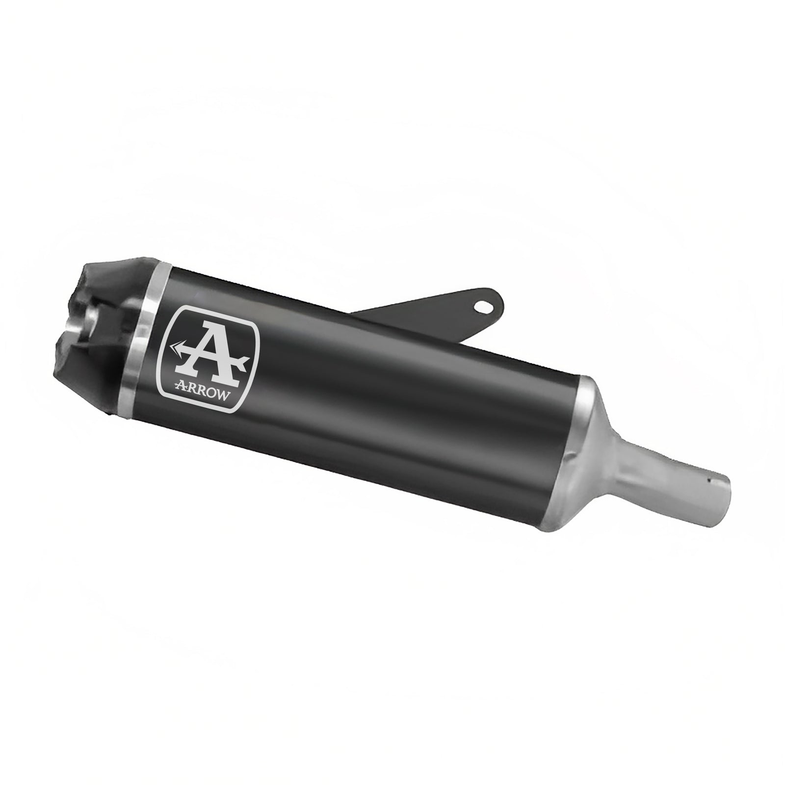 Arrow 71950AKN Indy Race Aluminium Dark Slip On With Carbon End Cap