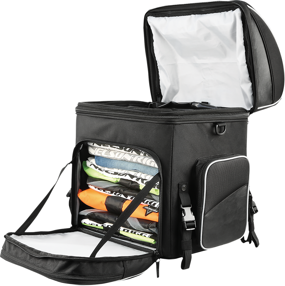 Nelson RIGG Destination Backrest Rack Bag - Black