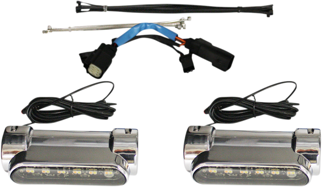 Custom Dynamics Engine Guard Light - Chrome - '10-'13 FLHX