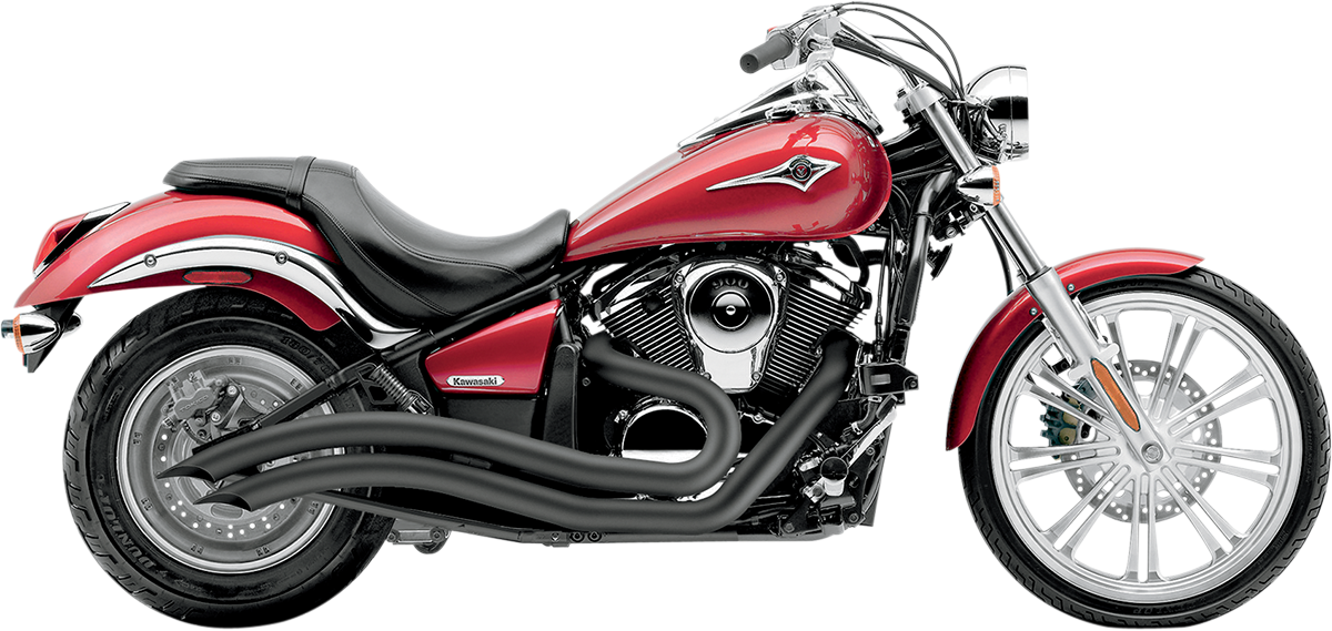 Cobra Speedster Swept Exhaust - Black - Vulcan 900