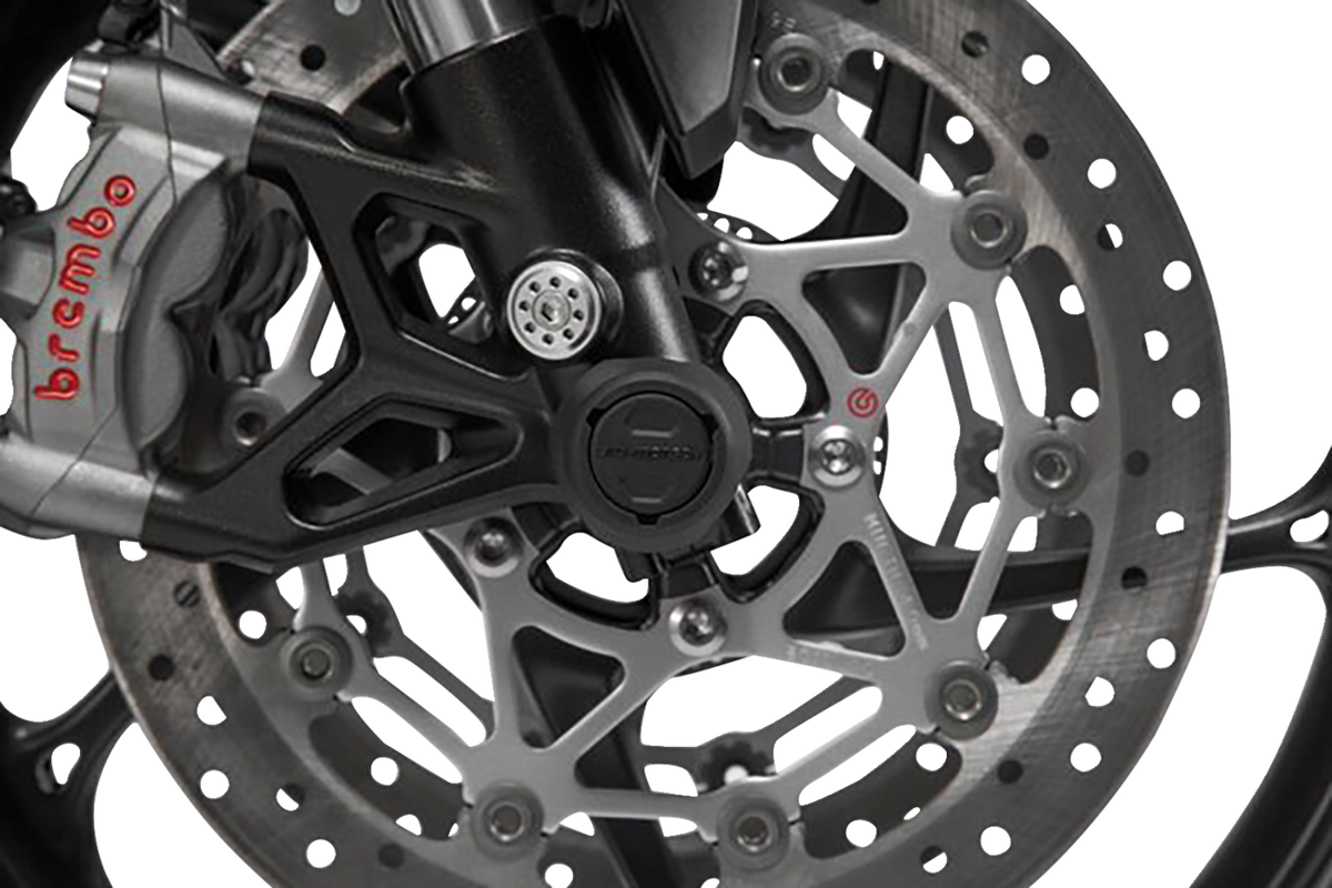 SW-Motech Axle Sliders - Front - Set - Yamaha/Aprilia