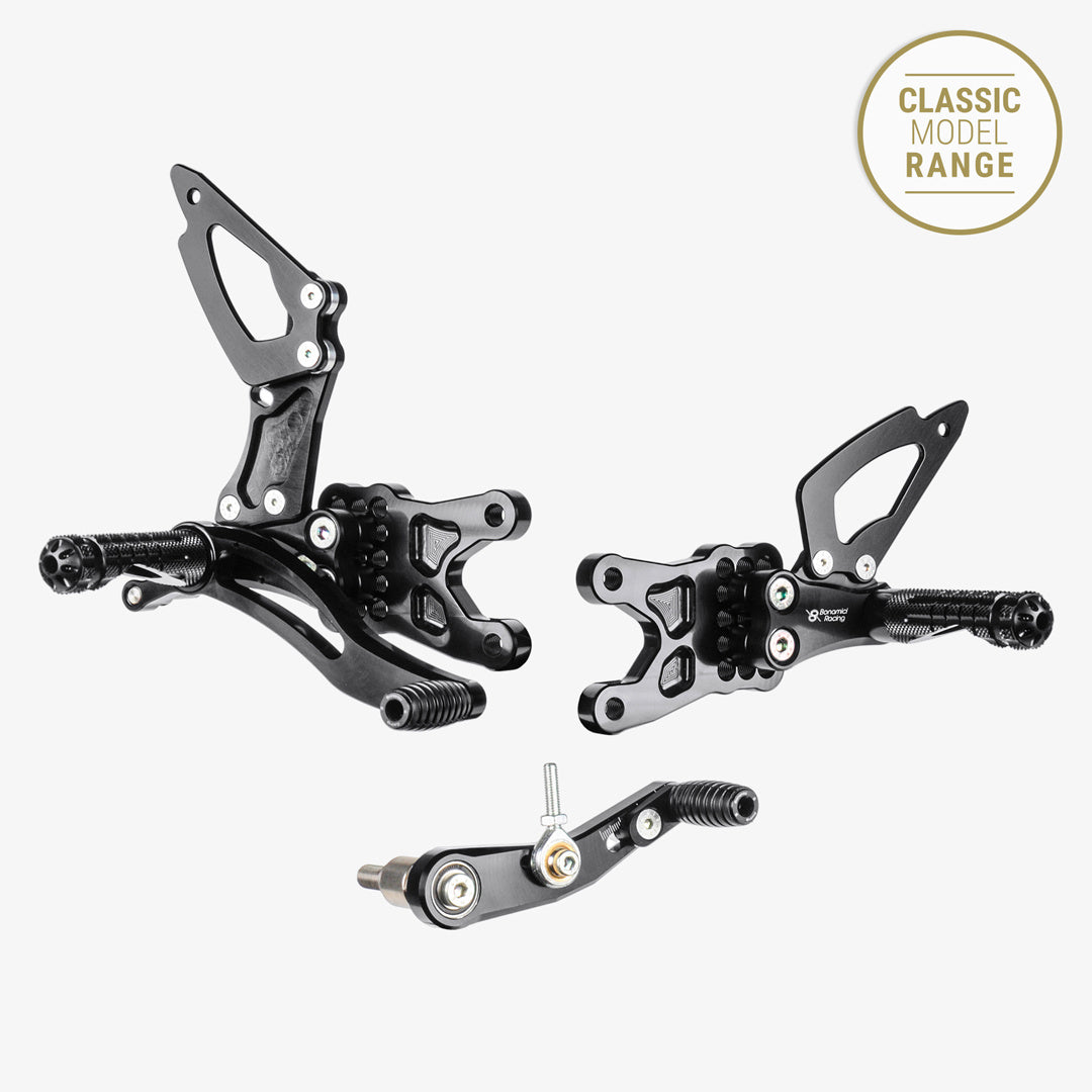Bonamici Racing Adjustable Rearsets - Suzuki GSX-R 1000